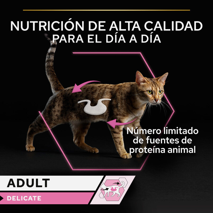 85 g Pro Plan Delicate Mousse rico en pavo para gatos, , large Imagen numero 2